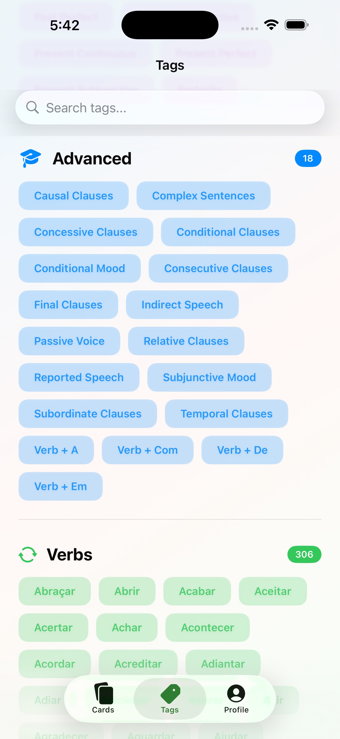 FlashApp - Grammar lessons